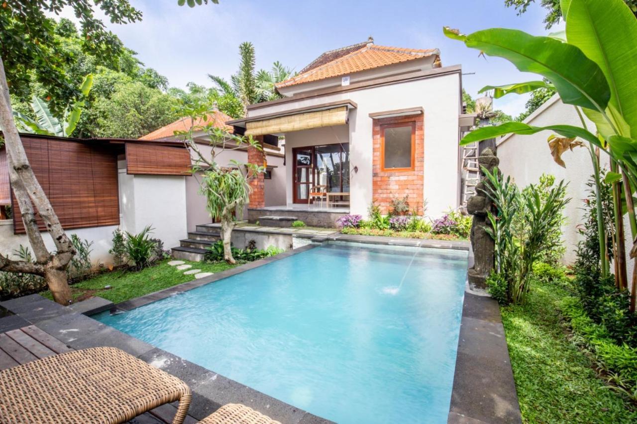 Sari Bamboo Villas Ubud Exterior foto