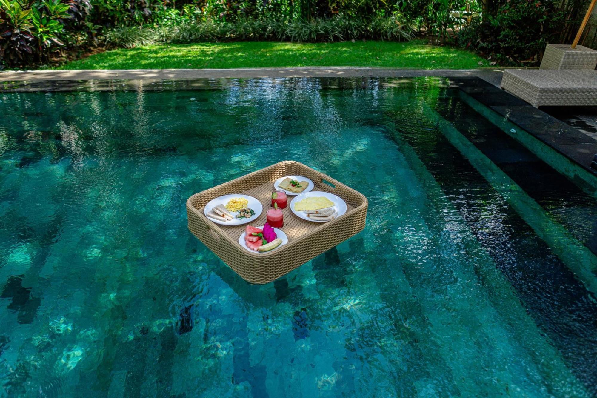Sari Bamboo Villas Ubud Exterior foto