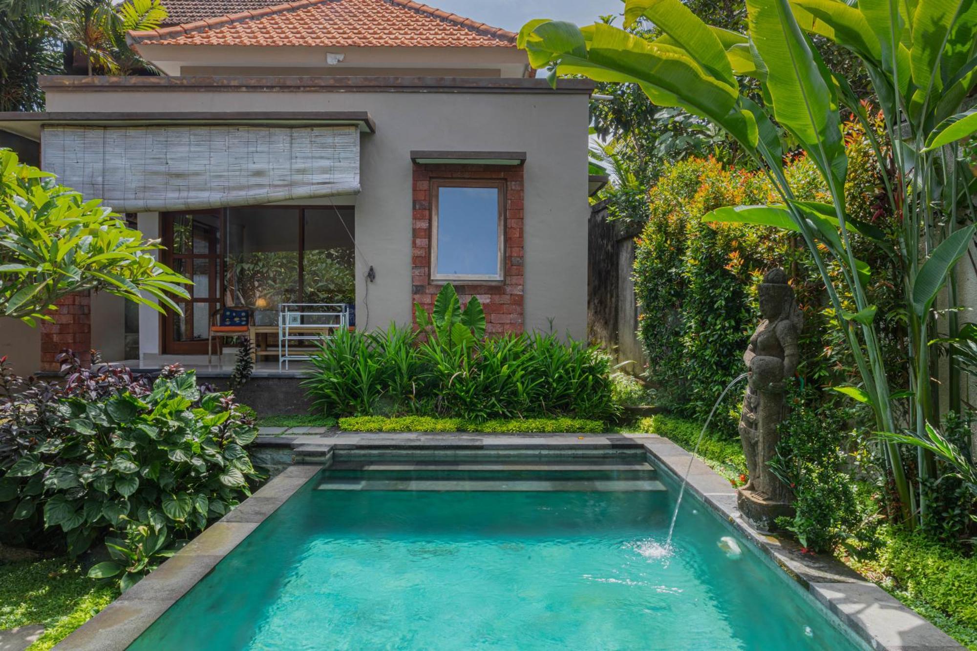 Sari Bamboo Villas Ubud Exterior foto