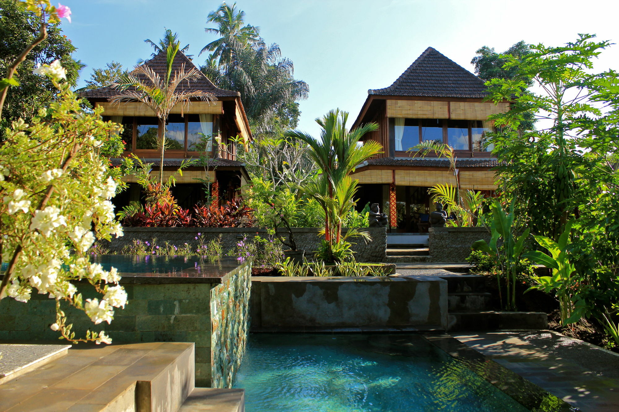 Sari Bamboo Villas Ubud Exterior foto
